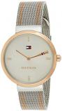 Tommy Hilfiger Womens Analogue Quartz Watch Liberty with Stainless Steel Mesh Ba...