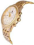 Tommy Hilfiger Womens Multi dial Quartz Watch with Gold Plated Strap 1781977