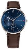 Tommy Hilfiger Mens Multi dial Quartz Watch with Leather Strap 1791508