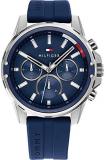 Tommy Hilfiger Men's Analogue Quartz Watch with Silicone Strap 1791791
