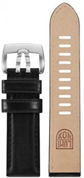 Luminox Men&#39;s 1830 Field Series Black Leather Strap Stainless Steel Buckle Watch Band
