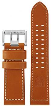 Luminox Men&#39;s Atacama Series Beige Leather Strap Stainless Steel Buckle Watch Band