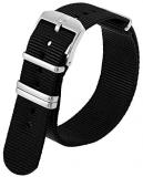 Genuine Luminox Replacement Band/Webbing Strap for Series 3500-24 mm Black
