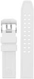 Luminox Men&#39;s 3057.WO Navy Seal Colormark White Silicone Watch Band