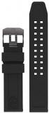 Luminox Men&#39;s 3050 Navy SEAL Colormark Series Black Silicone Watch Band