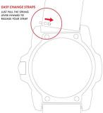 Luminox Genuine Replacement Band - Webbing Strap for Luminox Watches Series 3500, 8840, 9240 - Grey Nylon 24mm