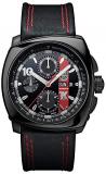 Luminox TK Tracking Automatic Chronograph Watch with Black Red Striped Leather S...