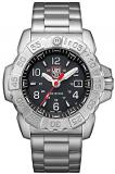 Luminox Mens Quartz Watch, Analogue Classic Display and Stainless Steel Strap XS...