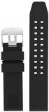Luminox Men&#39;s 3050 Navy Seal Colormark Series Black Silicone Watch Band