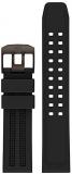 Luminox Men's Navy SEAL Old Ultimate Series Black Polyurethane Watch Band