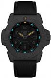Luminox Mens Quartz Watch, Analogue-Digital Display and Leather Strap XS.3251