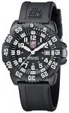 Luminox Navy SEAL Colormark  Men's Quartz watch with Black dial featuring LLT Luminox light Technology 44 millimeters Carbon Compound case and Black PU Strap  XS.3051