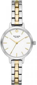 Kate Spade Women&#39;s Metro Three-Hand Silver-Tone Alloy Watch KSW9000