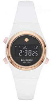 Kate Spade New York Women&#39;s Rumsey Stainless Steel and Silicone Digital Watch