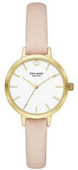Kate Spade New York Leather Metro Watch - KSW9003 Pink One Size