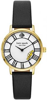 Kate Spade New York Metro Novelty NYC Three Hand Leather Watch - KSW1719