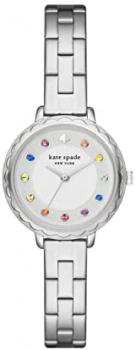 kate spade new york Women&#39;s Morningside Quartz Watch with Stainless Steel Strap, Silver, 10 (Model: KSW1727)