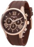 Womens JG1500-21 Stainless Steel Watch Brown Dial Rubber Strap - Jorg Gray