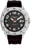 Men's Watch JG8400-11 - Black Silicone Strap - Black Dial - Jorg Gray