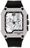 Jorg Gray Mens JG7100-22 Chronograph Watch Patterned Dial Silicone Strap