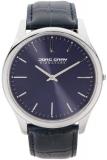Jorg Gray Signature Collection Men's Quartz Watch with Blue Dial Analogue Display and Blue Leather Strap JGS2550