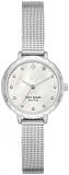 Kate Spade Women's Morningside Quartz Watch with Stainless Steel Strap, Silv...
