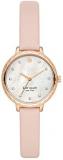 Kate Spade New York Morningside Three Hand Leather Watch - KSW1665
