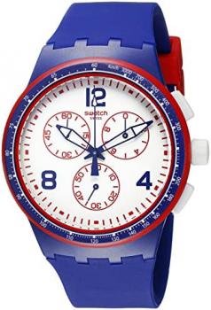 Swatch Unisex SUSZ100 Originals Analog Display Swiss Quartz Blue Watch
