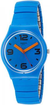 Swatch Men&#39;s Analogue Quartz Watch with Silicone Strap GN251A