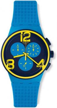 Swatch Unisex Chronograph Quartz Watch SUSS100
