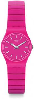 Swatch Women&#39;s Analogue Quartz Watch with Stainless Steel Strap LP149A