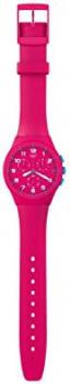 Swatch Chronograph Pink Dial And Pink Strap Watch SUSR401