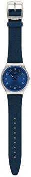 Swatch Mens Analogue Swiss Quartz Watch with Rubber Strap SS07S102