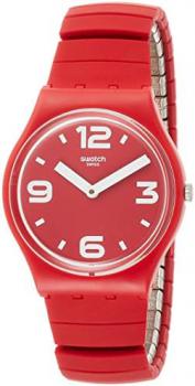 Swatch Men&#39;s Analogue Quartz Watch with Silicone Strap GR173A