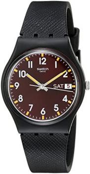 Swatch Men&#39;s Digital Quartz Watch with Silicone Bracelet – GB753