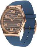 Swatch Night Trick Quartz Blue Dial Men's Watch SS07G101