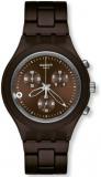 Swatch Men&#39;s Full-Blooded Watch SVCC4000AG Smoky Brown