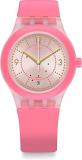 Swatch Womens Analogue Automatic Watch with Silicone Strap SUTP401