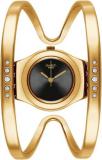 Swatch Womens Analogue Quartz Watch with Stainless Steel Strap YSG132HA