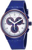 Swatch Men&#39;s Digital Quartz Watch with Silicone Strap SUSN412