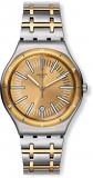 Swatch Mens Analogue Quartz Watch with Stainless Steel Strap YWS410G