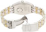 Swatch Mens Analogue Quartz Watch with Stainless Steel Strap YWS410G