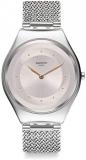 Swatch Unisex Adult Analogue Quartz Watch with Stainless Steel Strap SYXS117M