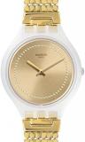 Swatch Unisex Analogue Quartz Watch with Stainless Steel Strap SVOW104GA