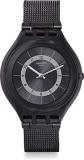 Swatch Womens Analogue Quartz Watch with Stainless Steel Strap SVUB105M