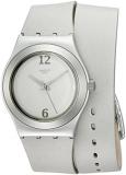 Swatch Women's YLS1033 Irony Analog Display Swiss Quartz Grey Watch