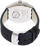 Swatch Men's Analogue Quartz Watch with Leather Strap YWS427