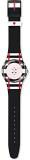 Swatch Unisex 41mm Multicolor Silicone Band Plastic Case Swiss Quartz White Dial Analog Watch SUOB129