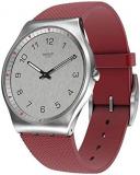 Swatch Mens Analogue Swiss Quartz Watch with Rubber Strap SS07S105