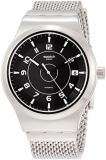 Swatch Mens Analogue Automatic Watch with Stainless Steel Strap YIS418MA